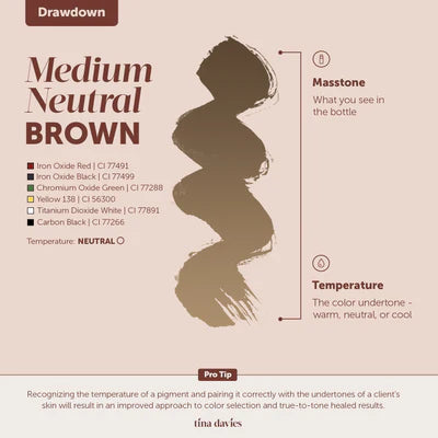 TINA DAVIES FADE - Medium Neutral Brown