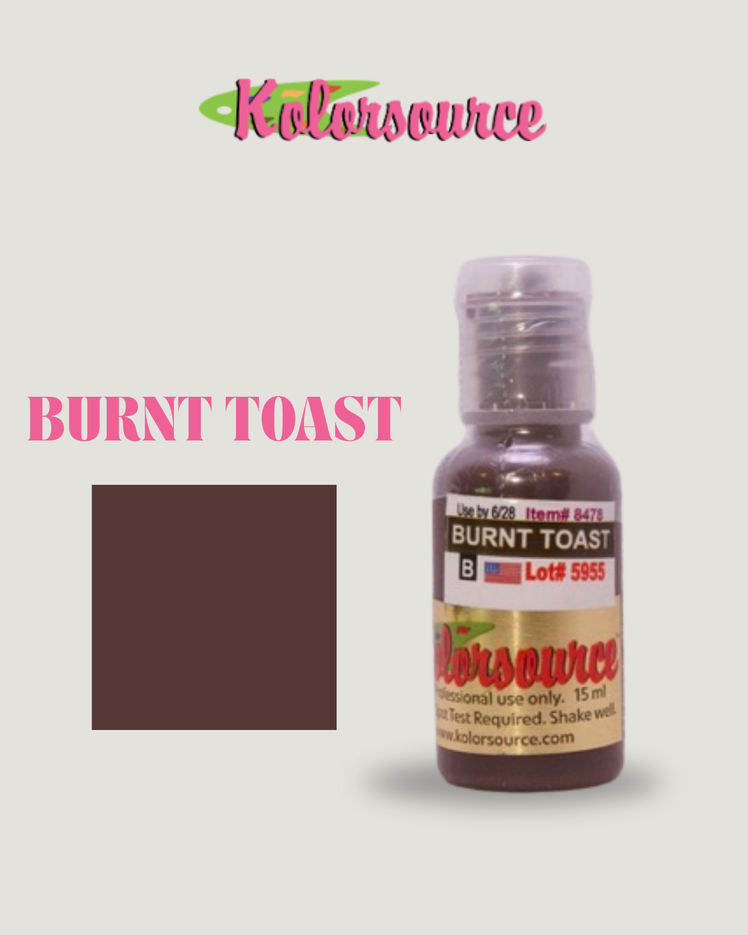 Kolorsource Burnt Toast 1/2oz