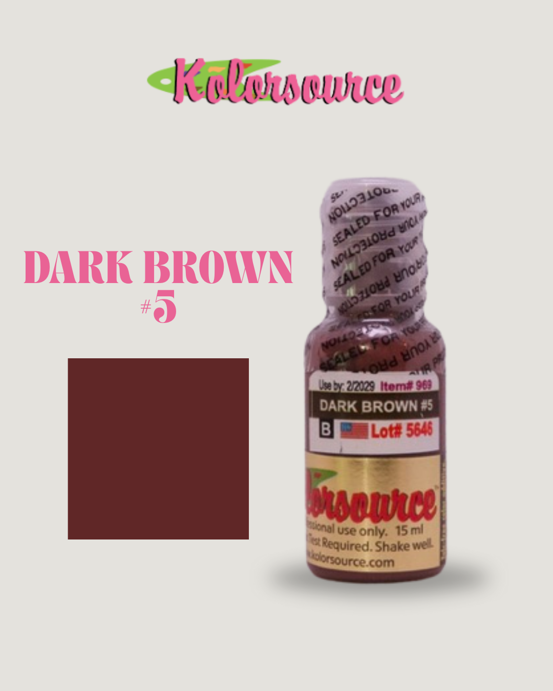 Kolorsource Dark Brown #5