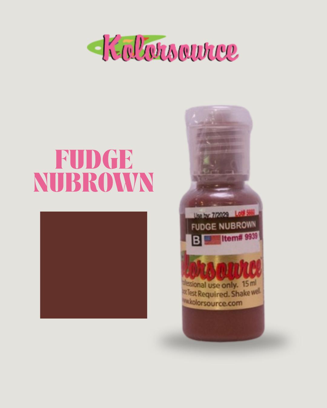 Kolorsource Fudge NuBrown 1/2oz