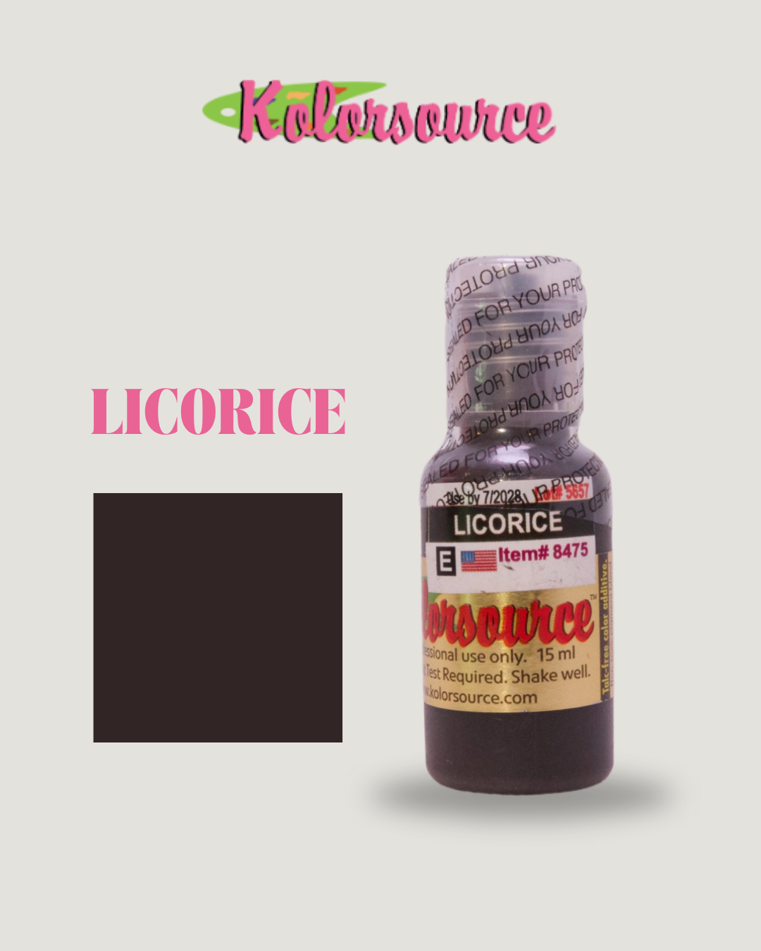 Kolorsource Licorice 1/2oz