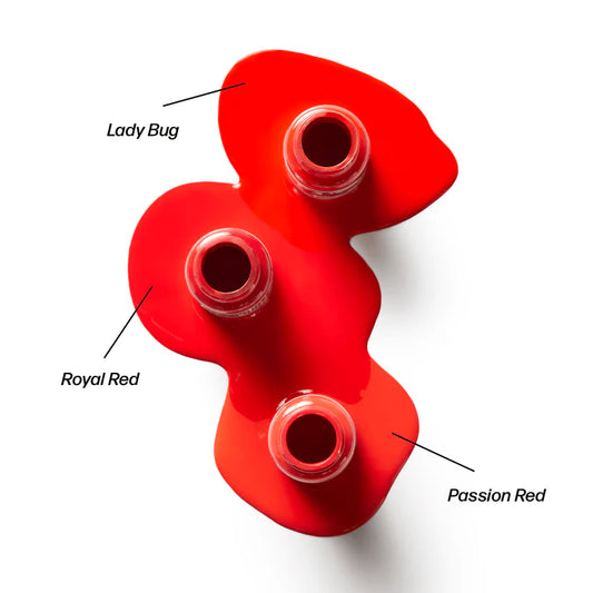 Red Lip Mini Set - Passion Red, Royal Red and Lady Bug