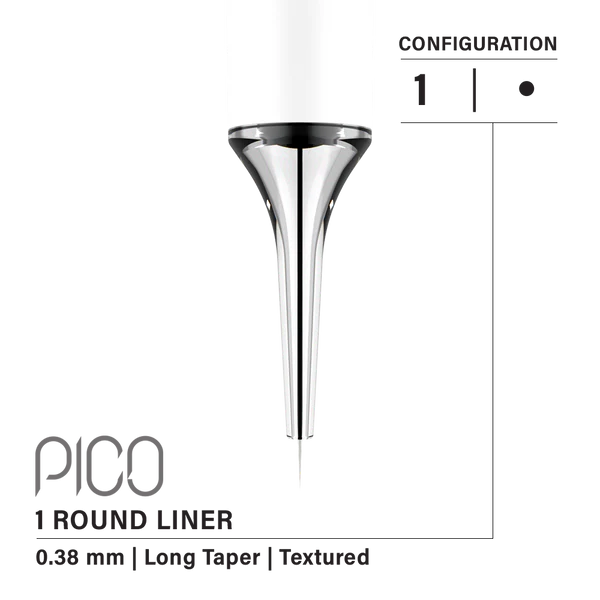 Vertix Pico Round Liner 1 / .38mm / LT Textured
