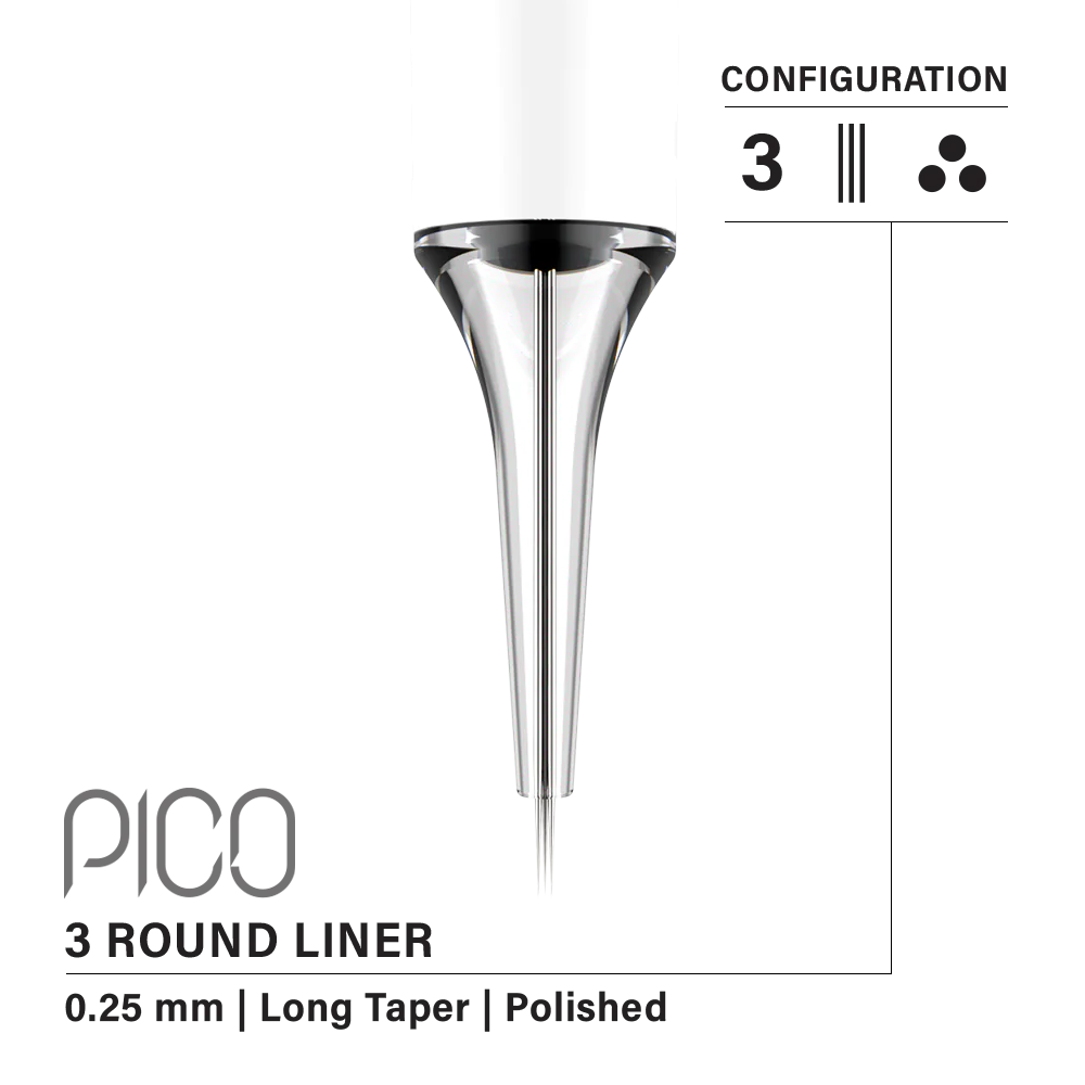 Vertix PICO Cartridge Needles 20 p/box