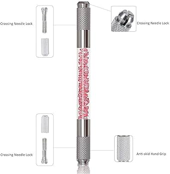 Pink Crystal Dual End Handtool