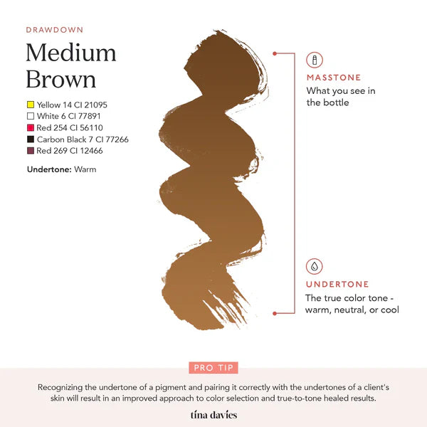 Tina Davies #3 Medium Brown 1/2oz