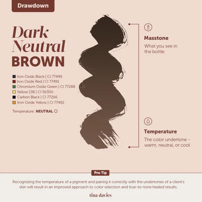 TINA DAVIES FADE DARK NEUTRAL BROWN