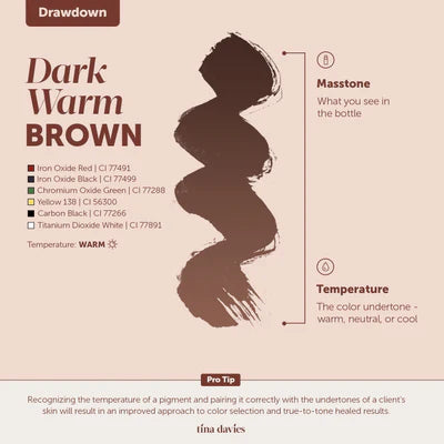 TINA DAVIES FADE - Dark Warm Brown