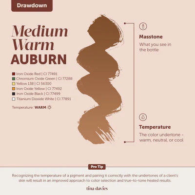 TINA DAVIES FADE - Medium Warm Auburn