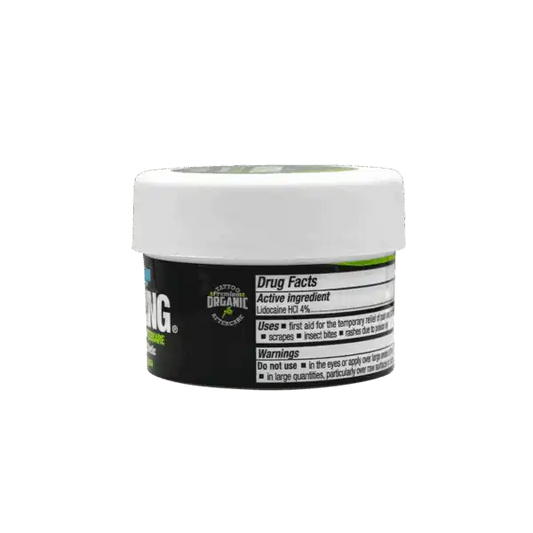 Nothing 4% Lidocaine - Tattoo Glide and Soothing Cream - 1oz Jar Before, During and After Procedure