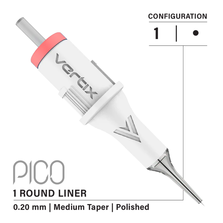 Vertix PICO Cartridge Needles 20 p/box