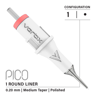 Vertix PICO Cartridge Needles 20 p/box