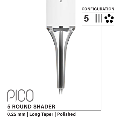 Vertix PICO Cartridge Needles 20 p/box