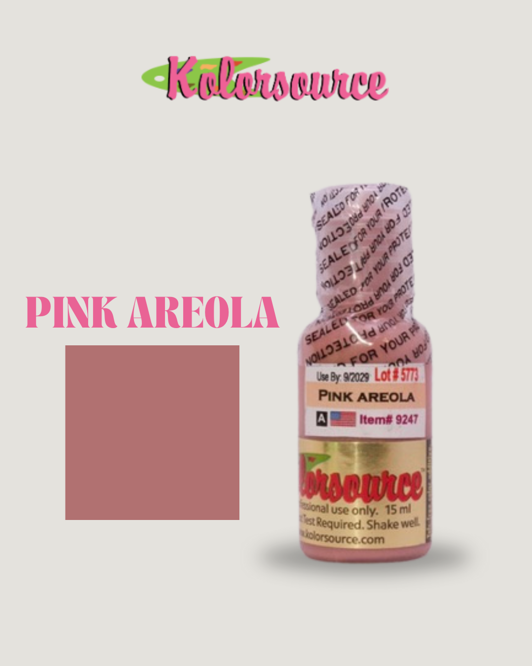 Kolorsource Pink Areola 1/2oz