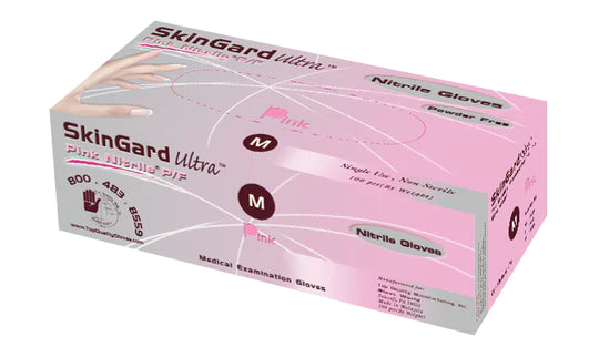 Skingard Pink XS Gloves - Nitrile