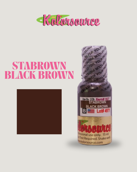 Kolorsource StaBrown #827 Black Brown 1/2oz