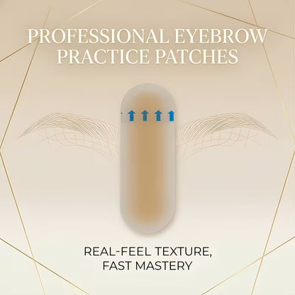 Silicone Eyebrow Practice Pad Transfer Sticker (10pk)