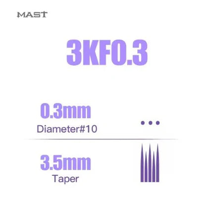 Mast Ocean Heart Cartridge Needle 1003KF 20/box