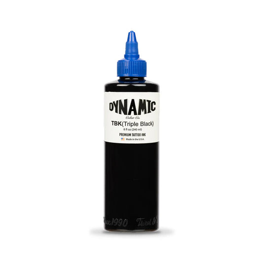 Dynamic TRIPLE Black Tattoo Ink 8oz